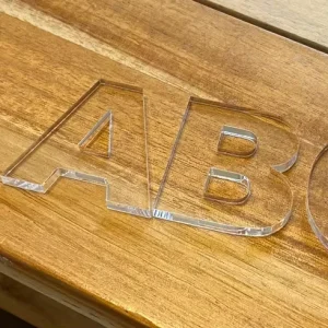 Factory Customized Foldable Modern Transparent Acrylic Letters & Characters