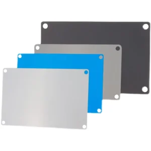 Factory Customized Logo Stainless Steel Plaque Silver Brass Blank Nameplate for Engraving