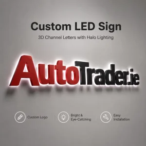 Factory Direct Back-Lit Acrylic Metal LED Letters Custom 3D Illuminated Business Shop Hotel Restaurant Signage