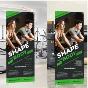 Factory Direct Custom Logo X Banner Stand and Printing Kit Promotional Display for Trade Shows X Banner Stand
