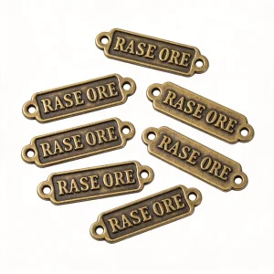 Factory Direct Custom Metal Electroplated Traditional Antique Modern Scutcheon Nameplate UV Printing Architectural