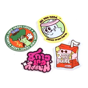 Factory Direct Custom Shape Stickers Waterproof Vinyl Glass Stickers Custom Logo For Bottle Window Car Brand Packaging