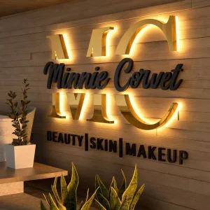 Factory Direct Custom Stainless Steel 3D Backlit Logo Sign LED Illuminated Channel Letters For Commercial Store Branding