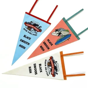 Factory Direct Customizable Polyester Felt Pennant Flags Durable Waterproof Eco-Friendly Multi Size Optional