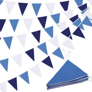 Factory Direct Flag Bunting Pennant Custom Logo Triangle Party Festival Celebration Advertising Business Promotion