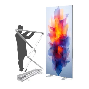 Factory Direct Foldable SEG Light Box Custom Exhibition Display Booth Modular Fabric for Trade Fair Events Portable Solution