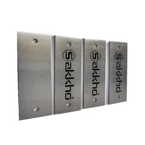 Factory Direct Metal Label Stainless Steel Logo Corrosion Etching Stainless Steel Sign Metal Name Tag