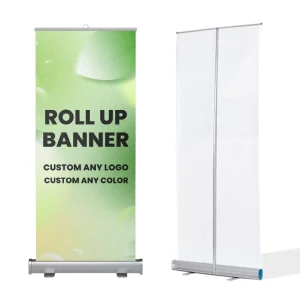 Factory Direct Pricing Retractable Roll up Banner Stand Durable Advertising Display with Printing