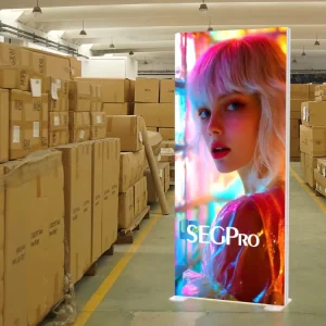 Factory Direct SEG Light Box Frame Advertising System LED Wall Frameless Textile Fabric Backlit Display Fabric Light Box Display