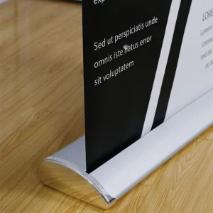 Factory Direct Sale Aluminum Roll up Retractable Scrolling Pull up Pop up Standing Banner