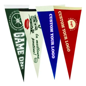 Factory Direct Sale Colorful Pennant Birthday Party Decoration Pennant Flags Double Sided Banner