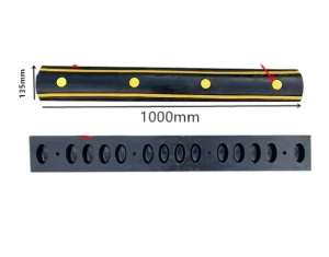 Factory Direct Sales Crystal Color Grid Reflective Film Corner Guard Plastic Cap Wall Anti Collision Strips Dock Bumper