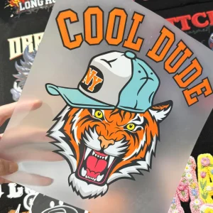 Factory Direct Sales Flocage Dtf Animaux Scratch Proof Waterproof Dtf Transfer Prints Ready to Press
