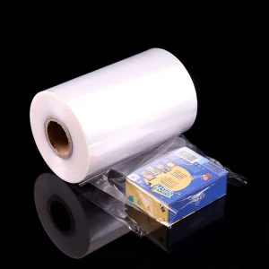 Factory Direct Sales PVC PET Film Shrink Film Roll Plastic Heat Shrink Film for Packing Cosmetics Box or Gift