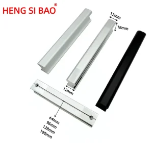 Factory Direct Stock of Aluminum Profile Straight Furniture Handles for Cabinets Drawers and Bedside Tables