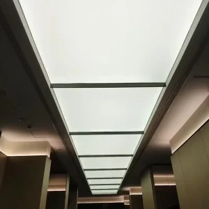 Factory Direct White Ceiling Soft Film Light Box Custom Size LED Recessed Ceiling Lighting Panel