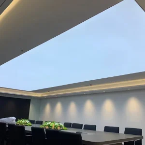 Factory Direct White Custom Ceiling LED Soft Film Light Box Frameless Recessed Suspended