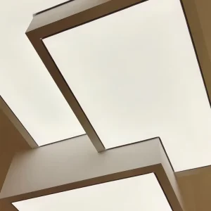 Factory Direct White Soft Film Ceiling LED Light Box Aluminum Rectangle Frameless Recessed Suspended Custom Size