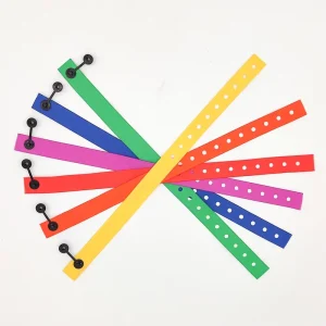 Factory Eco Friendly Bracelet Custom Logo Festival Woven Cloth Wristbands for Events and Party