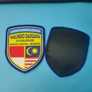 Factory Embroidered Woven Badges for Hook-and-Loop Backing Durable Patches for Clothing Bags Uniform Armbands
