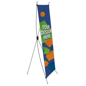 Factory Flex X Banner Stand Customized X Stand Display Banner Aluminum CMYK Digital Printing Banner Stands for Display
