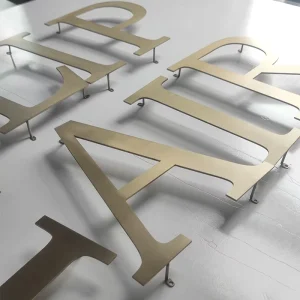 Factory Free Design Outdoor 3D Large Decorative Letters Metal Letters