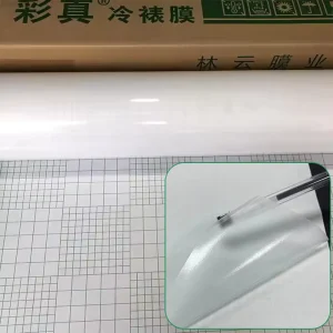 Factory Glossy PVC Self Adhesive Laminating Film Sheet Cold Lamination Photo Protection Poster Water Resistant