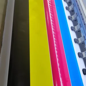 Factory Glossy White Black Blockout PVC Flex Banner Waterproof Sunproof for Outdoor Advertising Printing Banner Roll Advertising