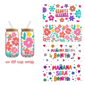 Factory Good Price Fashion Waterproof Washable Durable UV Resistance UV for Transfer Water Transfer Printing Sticker