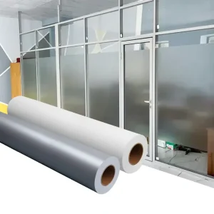 Factory Hot Sales for Office home Decoration Frosted Transparent Window Glass Films Frosted Decorative Window Film