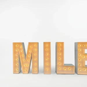 Factory Large Custom LED Marquee Letters Illuminated Alphabet Signs Light Personalized Letters For Birthday Party Decorations