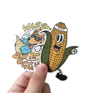 Factory Luxury Custom Self adhesive Labels Vinyl Waterproof Die cut Stickers
