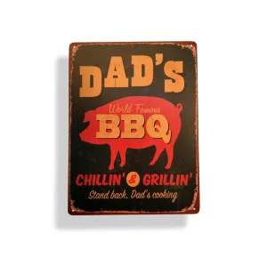 Factory Made Retro Designed Advertising Plate Wall Hanging Metal Sign Exquisite Tin Sign for Home Bar Restaurant Wall