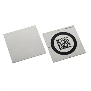 Factory Manufacture Custom Aluminum QR Code Tag Antique Sign Logo QR Code Laser Engraving Printing Metal Nameplate