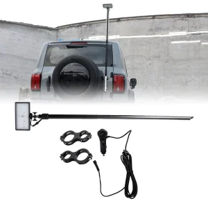 Factory Manufactured Flagpole Lights Camping LED Lights for Jeep Wrangler JK/JL and BJ40 Off road Vehicle Models