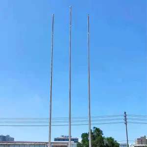 Factory Metal Products Stainless Steel Aluminum Digital Printed Durable Waterproof Round Flag Flagpole