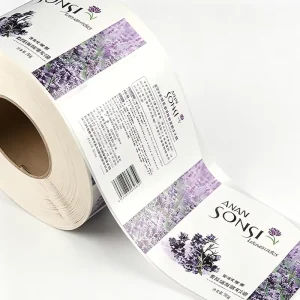 Factory OEM ODM Shampoo Shower Logo Stickers Packaging Die Cut Adhesive Vinyl Waterproof Sticker Sheet