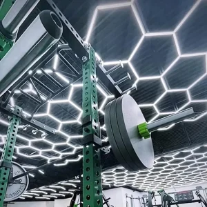 Factory Outlet Hexagonal Led Light Hexagon Cage Pendant Lamp Parts Hexagonal Light Box