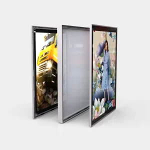 Factory Outlets Classical Exquisite Aluminum Profile Ultra Slim Magnetic Double Sided Acrylic LED Light Box for Art