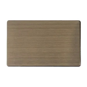 Factory Personalized Custom Silver Stainless Steel Plate Name Plate Logo BA Surface Finish 304 Grade Cutting Welding Services