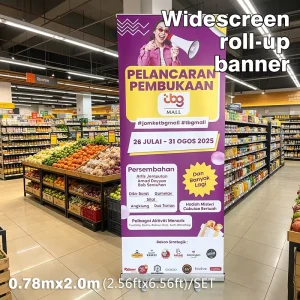 Factory Portable Lightweight Adjustable Rust proof Eco friendly Roll Banner Stand Aluminum Alloy for Advertising
