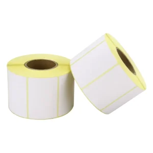 Factory Price 58x60mm Removable Thermal Adhesive Vinyl Label Sticker Waterproof for Cosmetic Lipstick Packaging Shipping Barcode