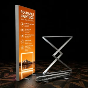 Factory Price Foldable SEG LightBox Accepted Exhibition Display Booth Format Graphic Wall Solution for Event Marketing Promotion