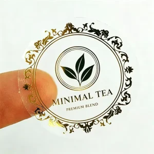 Factory Price High Quality Adhesive Printing Glossy Label Transparent Label Sticker