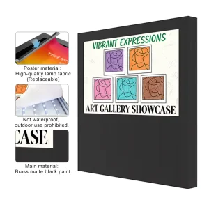 Factory Price High Quality Rectangle Decorative Lamp Fabric 180W-200W Mall Advertising LED Lightbox Display