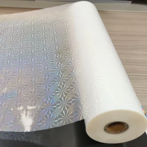 Factory Price High Transparent Finish Glossy BOPP Film Roll Holographic Lamination Film