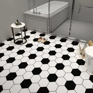 Factory Price PVC Floor Stickers Self adhesive Waterproof Anti slip Floor Wallpaper Roll Bathroom