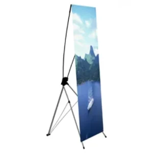 Factory Price Popular Easy Set up Portable Display Korean X Banner Stand