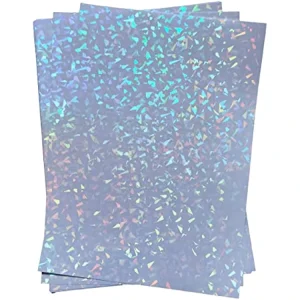 Factory Price Rainbow Holographic Thermal Lamination Film Soft Hardness Glossy Surface Self adhesive Film