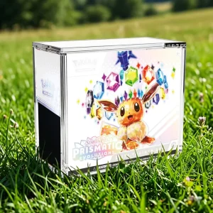 Factory Prismatic Evolutions Elite Trainer Box ETB Acrylic Case Magnetic ETB Protector with UV Resistance